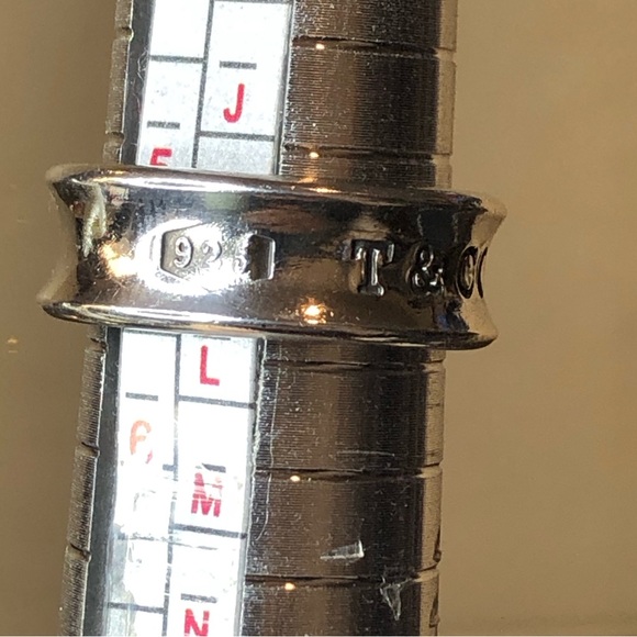 TIFFANY Sterling Silver Fluted Engraved Ring From 1997 Sz 5-1/2 - Picture 12 of 17